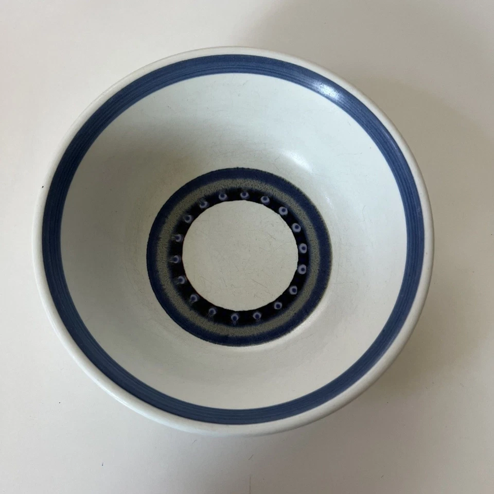 Ensaladera de sopa de cereal de 6,5" de colección de los años 70 Royal Doulton Lambeth gres - Inglaterra Foto 3 de 4