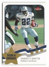 2002 Fleer Emmitt Smith #240 Dallas Cowboys