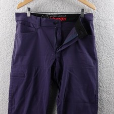 Wrangler All Terrain Gear ATG Men's Blue Cargo Pants Size 34x30 Nylon Spandex