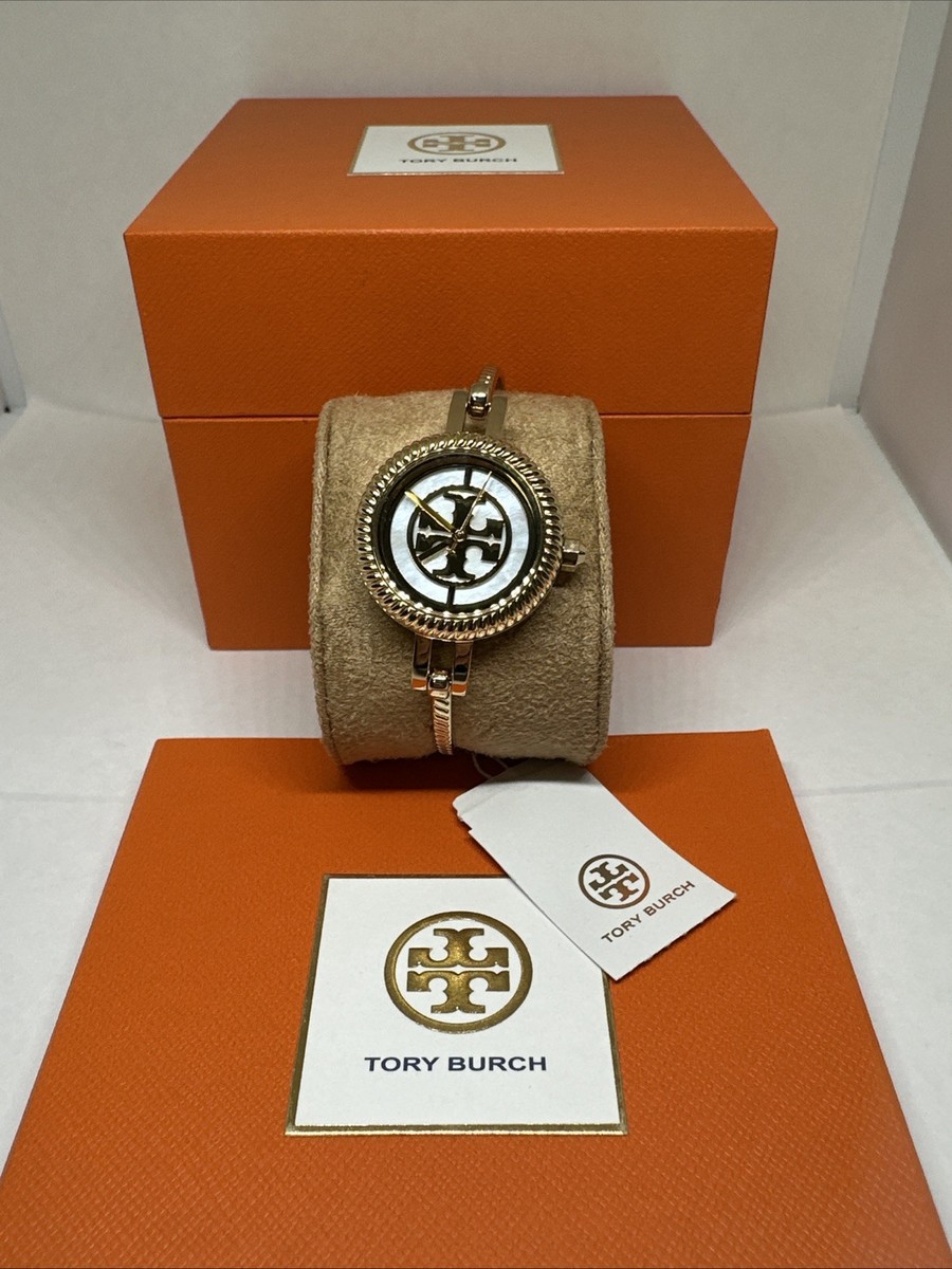 Tory Burch Reva TBW4029 Women Gold Tone Stainless Steel Analog