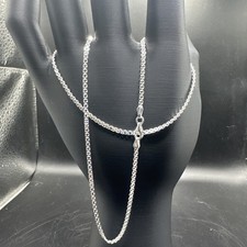 925 Sterling Silver 18  2.3mm bismark Chain 