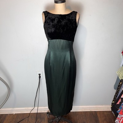 green velvet wedding guest dress Dark Green Velvet One Shoulder Dress main image 0