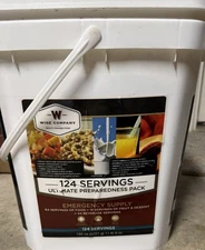 Wise Food Company 124 Servings Ultimate Preparedness Pack Camping Survival Food