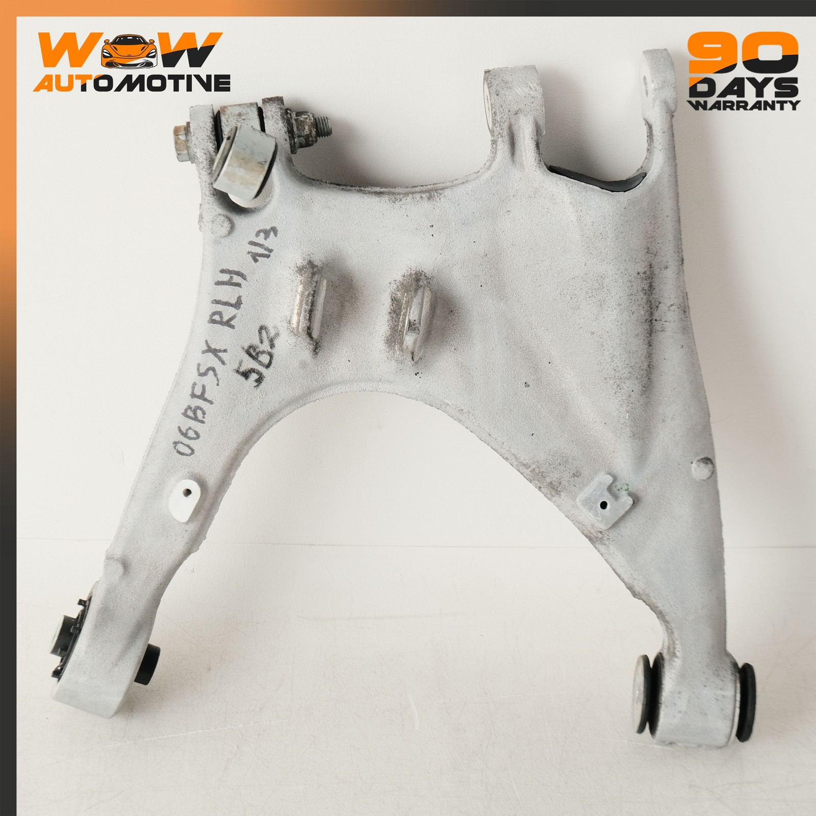 04-13 BENTLEY CONTINENTAL FLYING SPUR REAR LEFT SUSPENSION CONTROL ARM SET OEM