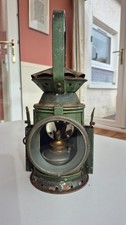 WW2 3-Aspect Railway Lantern, marked 1945, by C Eastgate and Sons,  Birmingham