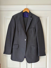Timothy Everest Grey Wool 2pc Suit Single-Breasted Notch Lapel 38R 32W 31L