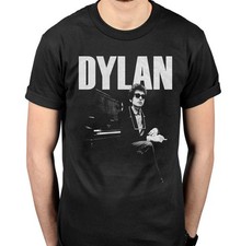 Bob Dylan At Piano Blonde On Blonde Short Sleeve S-234Xl Black T-shirt
