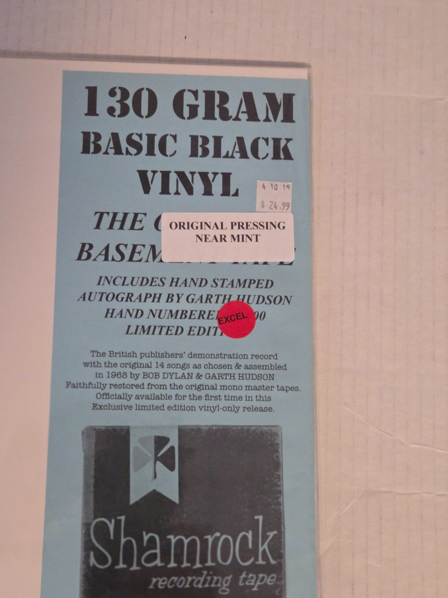 Bob Dylan - The Basement Tape MONO LP 130 Gram Vinyl - RSD 2015