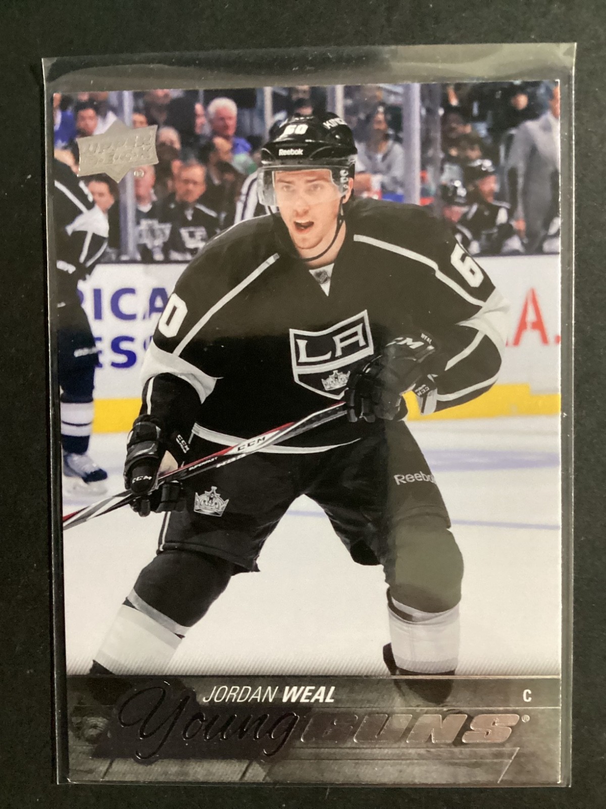 2015-16 Upper Deck #202 Jordan Weal Young Guns Rookie (RC) LA Kings