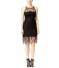 Jump Apparel Womens Lace Bodycon Dress, Black, Juniors, 3/4
