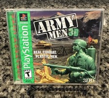 Army Men 3D (Sony PlayStation 1 PS1, 1999) Complete Tested Greatest Hits Green
