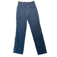 Our Bottoms ltd. vintage 1970's high rise denim jeans ribbon pocket detail 26 in