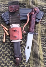 Romanian Type I Bayonet w/ Complete Sheath - Unissued Cold War 7.62x39 #2