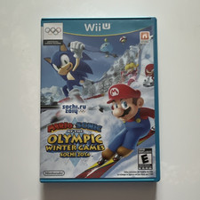 Nintendo Mario & Sonic Olympic Winter Games Sochi 2014 Wii U Complete NTSC-U/C E
