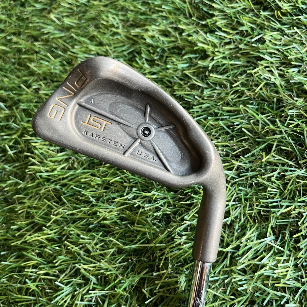 Ping ISI Beryllium Nickel Black Dot 1 Iron Steel r300 Regular Flex