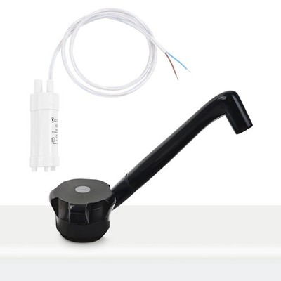 Windsor Wasserhahn 12V Set schwarz mit Tauchpumpe 11l/min Wohnwagen Wohnmobil