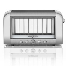 Magimix Vision See Through 2 Slice Glass Toaster | Brushed Finish | 11526,