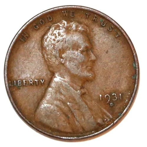1931-D Lincoln Wheat Cent - Extra Fine - #5036-7C - FREE SHIPPING