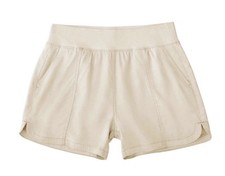 Member's Mark Women's 4" Inseam Relaxed Fit Tencel Short Cream Size Medium