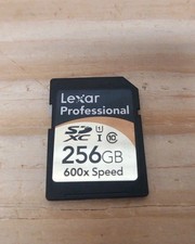 Lexar Professional 600x 256gb SD Card Storage SD XC