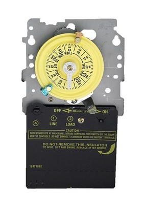 Intermatic T101M 24-Hour Mechanical Timer (Mechanism Only) 120V SPST/