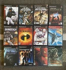 PS2 Game Lot Star Wars King Kong Robotech, Spiderman God of War Ace Combat