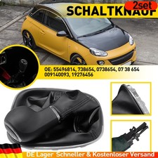 2x Schaltmanschette Schaltknauf für Opel Adam M13 Corsa E X15  5-Gang 55496814
