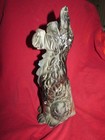Antique CHALKWARE Scottie Dog Bank Scotty Figurine Statue Terrier 1940s, 11", GC — photo 4