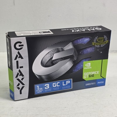 Galaxy NVIDIA GeForce GT 610 GC 1GB DDR3 PCIe Video Card 61TGS4HX2LTX Rare NOS
