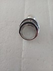 Nataliya V Collister NVC CZ & Faux Pearl Silver Plated Wide Ring Sz 6 — photo 4