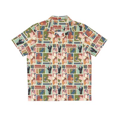 Disney Ratatouille Scene Graphics Collage Hawaiian Shirt