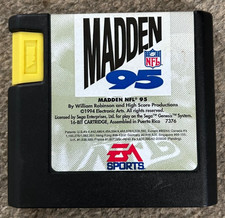 Thumbnail of ebay&reg; auction 236734586998 | Madden 95 - Mega Drive - NFL - Cart Only - Megadrive - getestet