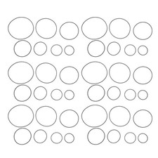 100 Pcs Replacement Rubber Drive Belts For Cassette Recorder And DVD Player