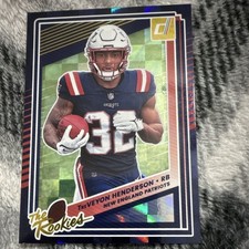 2025 Panini Donruss The Rookies Treveyon Henderson #16 Patriots NFL Football