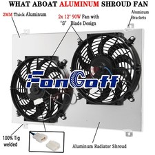 Aluminum Radiator Fan Shroud Fits 1977-82 Chevrolet Corvette C3 350 305 5.0/5.7