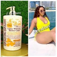 New Bright Luxury 7days Whitening Fruit Extract Body Repair Shower Cream Gel