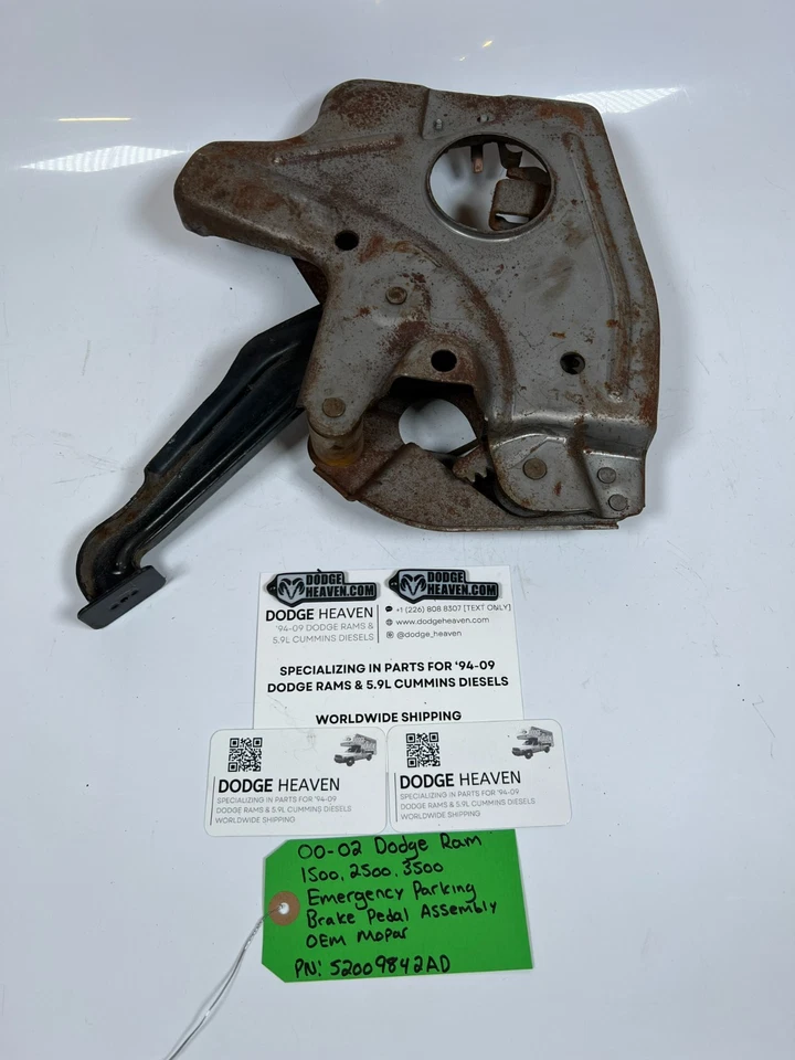 Conjunto de pedal de freno de estacionamiento de emergencia Dodge Ram 2000-2002 OEM 1500 2500 3500 Foto 2 de 4