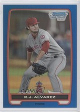 2012 Bowman Draft Chrome Picks Blue Refractor 249/250 RJ Alvarez #BDPP46 0b0