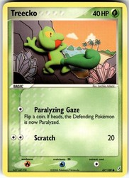 Treecko 67/100 EX Crystal Guardians Common