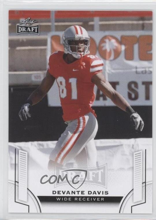 2015 Leaf Draft Devante Davis #68 Rookie RC c0z