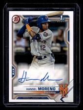 2021 Bowman #PAPR-HM Hansel Moreno Prospect Autographs