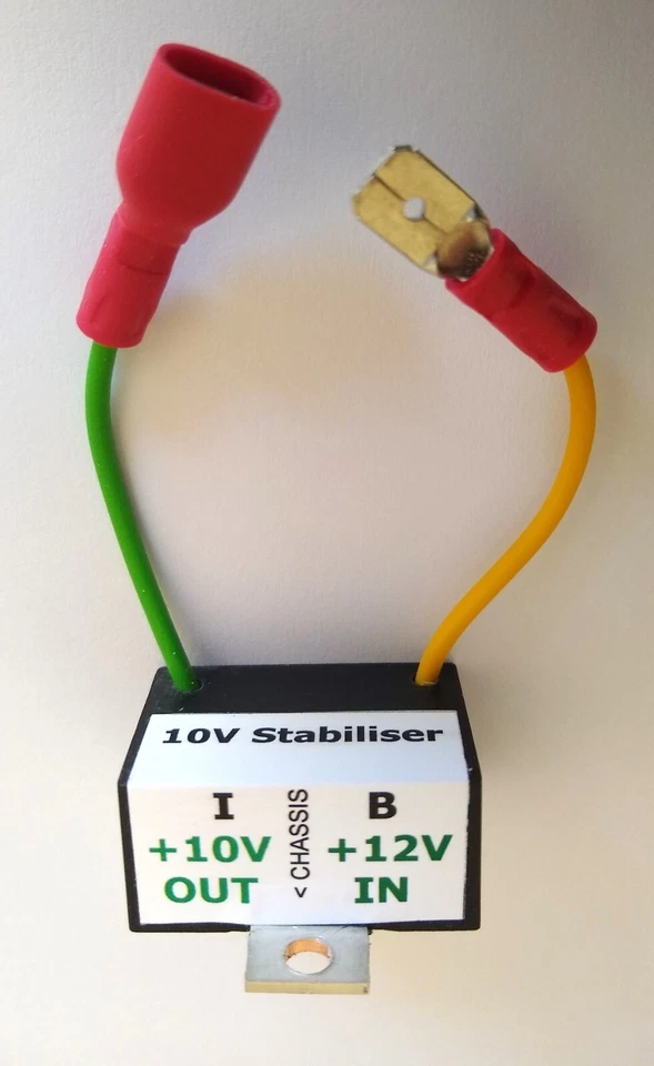 Voltage Stabiliser +10v Electronic – classic Triumph, TR, MG, L-Rover (as BR13x) - Image 1 of 1