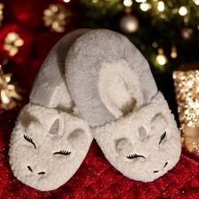 Slippers, Unicorn Theme, Adult/Young Adult One-Size