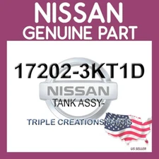 Genuine Nissan 17202-3KT1D Tank Assy- 172023KT1D OEM