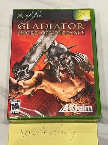 Gladiator: Sword of Vengeance (Microsoft Xbox) NEW SEALED Y-FOLD W/UPC RARE MINT