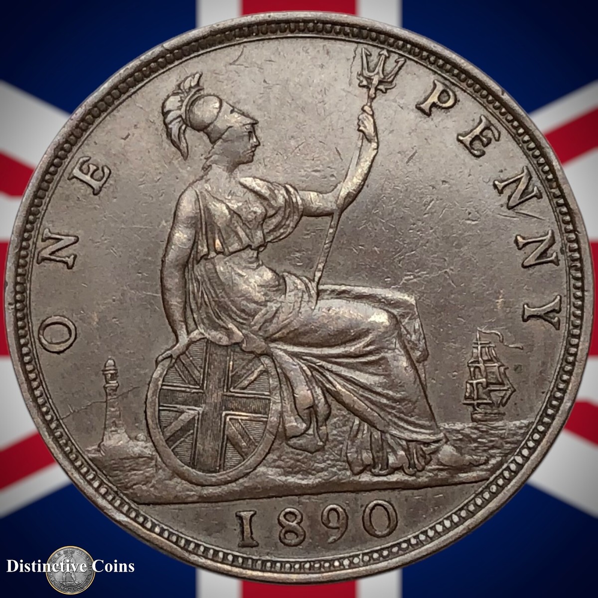 Great Britain 1890 Penny 1d GB6512 | eBay