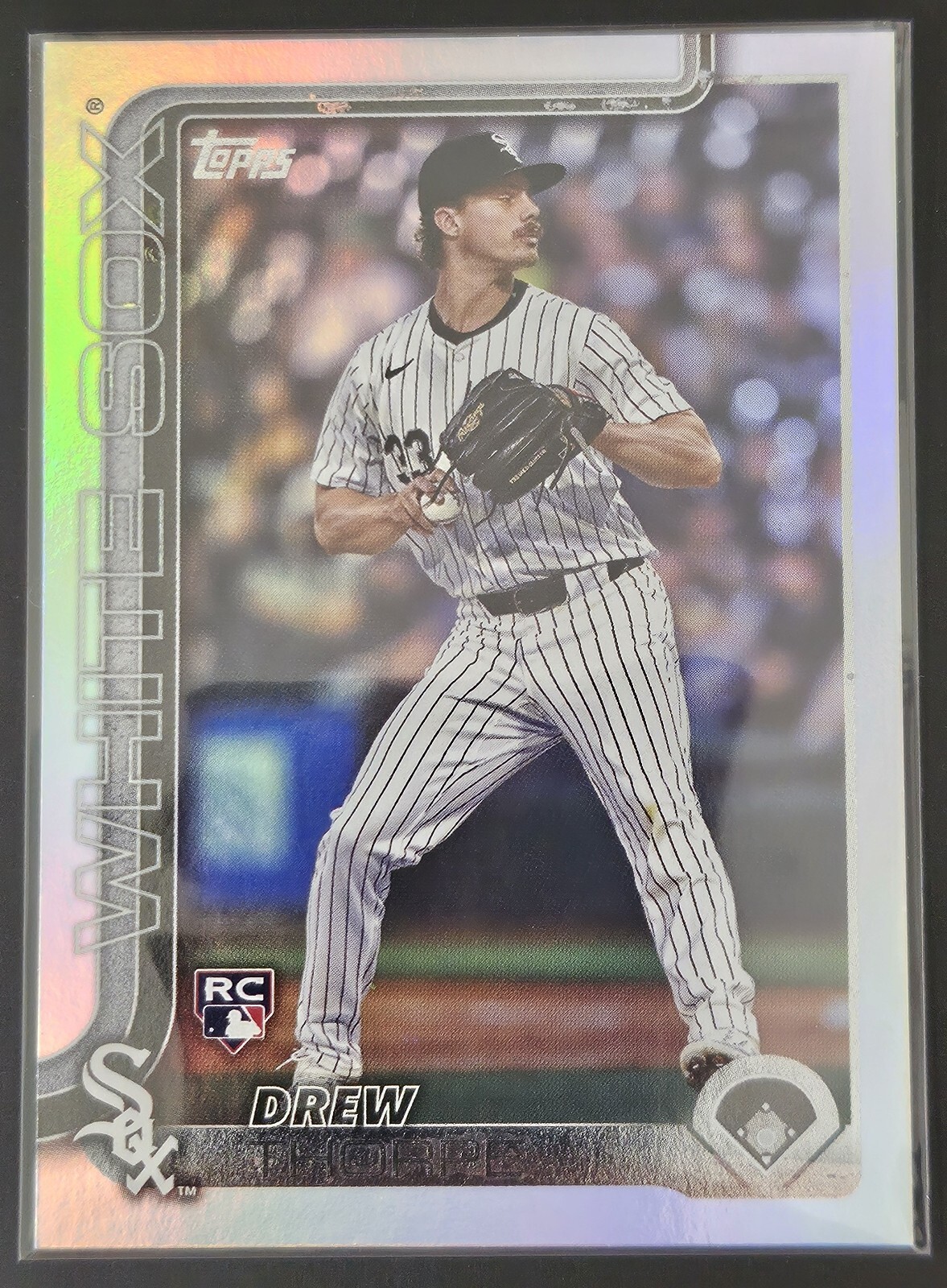 2025 Topps Rookie Rainbow Foil Drew Thorpe Chicago White Sox #320