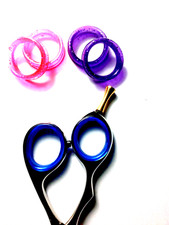 4X Rings Barber Hair Scissors Finger Rings Grips Inserts SIZE SMALL Shears