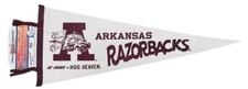 Arkansas Razorbacks Wool Pennant by Collegiate Pacific-12x30-NWT