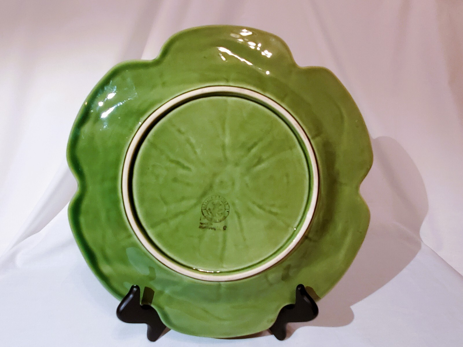 BORDALLO PINHEIRO CABBAGE 12 Chop Plate / Platter / Serving Plate EXC